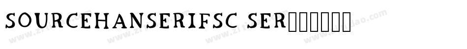 sourcehanserifsc ser字体转换